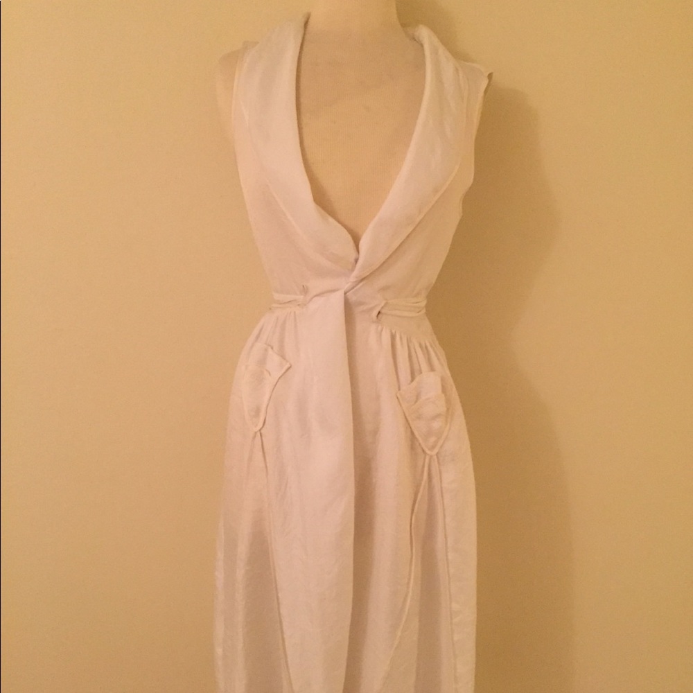 BCBG Maxazria Runway White Dress